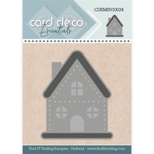 Card Deco die Mini Hus 4x4,9cm